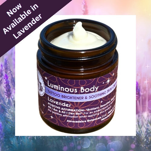 Luminous Body Tattoo Brightener and Soothing Skin Cream