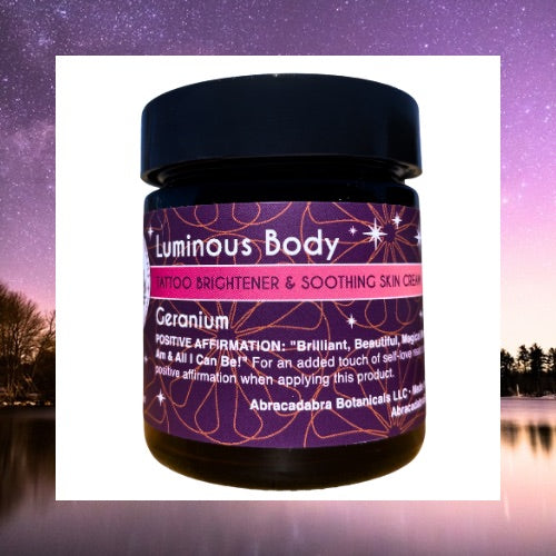 Luminous Body Tattoo Brightener and Soothing Skin Cream